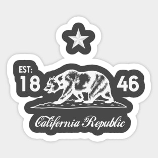 California Republic - Est. 1846 Sticker